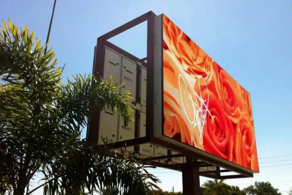 large LED screens